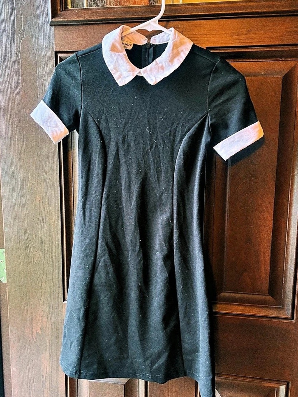 Wednesday Addams Costume Dress Girls Size XS